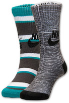 Thumbnail for your product : Nike Boys' SB Dri-FIT Woodgrain Crew Socks 2-Pack