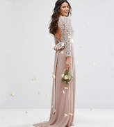 Thumbnail for your product : TFNC Lace Maxi Bridesmaid Dress With Bow Back