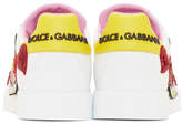 Thumbnail for your product : Dolce & Gabbana White Amore Energy Sneakers