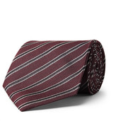 Thumbnail for your product : Tom Ford 8cm Striped Woven Silk Tie
