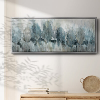 Wexford Home Bright Indigo Groves- Framed Canvas