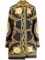 Thumbnail for your product : Versace La Coupe des Dieux Barocco-print reversible coat