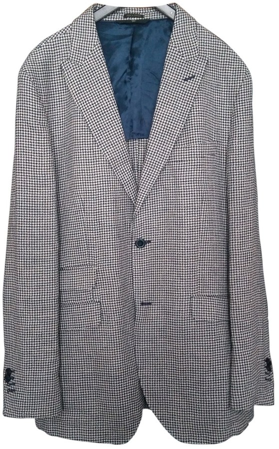 Massimo Dutti Blue Linen Suits - ShopStyle