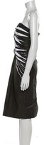 Thumbnail for your product : Ferragamo Strapless Mini Dress w/ Tags