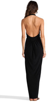 Thumbnail for your product : Norma Kamali Cross Halter Gown