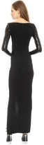 Thumbnail for your product : Donna Karan Long Sleeve Bateau Gown