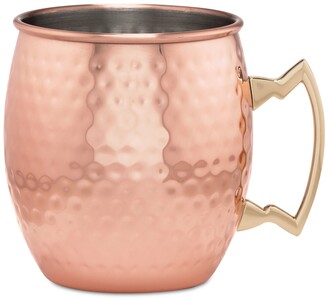 Thirstystone by Cambridge Hammered Copper Moscow Mule Mug with Classic Handle