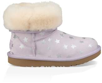 UGG Classic Short II Water Resistant Stars Genuine Sheepskin Boot (Toddler)