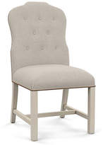 Thumbnail for your product : Bunny Williams Home Jack Side Chair - Gray Stripe frame, alpine; upholstery, gray/ivory; nailheads, distressed brass