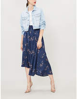 Thumbnail for your product : Kenzo Floral-jacquard satin skirt