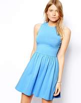 Thumbnail for your product : ASOS Skater Dress With Cross Back