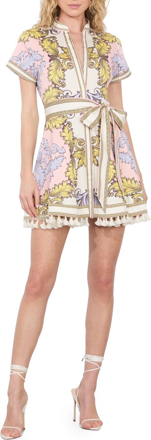 Lucy Belted Poplin Minidress