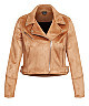 Thumbnail for your product : City Chic Faux Suede Love Jacket - tan