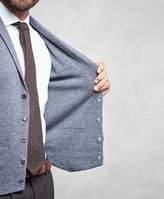 Thumbnail for your product : Brooks Brothers Golden Fleece 3-D Knit Cashmere Shawl Collar Sweater Vest