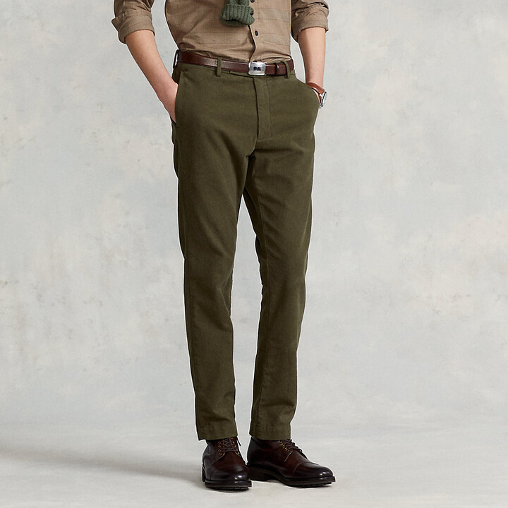Ralph Lauren Jarrett Stretch Slim Moleskin Pant ShopStyle