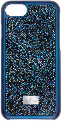 Swarovski Glam Rock Smartphone Case with Bumper, iPhone 8, Blue