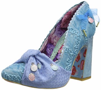 Irregular Choice Women Ti Amo Closed Toe Heels Blue (Blue B) 7.5 UK