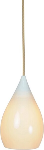 Original BTC (Davey Lighting) Drop One Pendant Light in White Size: Large