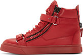 Thumbnail for your product : Giuseppe Zanotti Red Monochrome London Donna Birel Sneakers