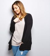 Thumbnail for your product : New Look Curves Black Boyfriend Cardigan