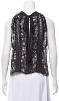 Thumbnail for your product : Calvin Rucker Lace-Accented Floral Top