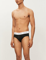 Thumbnail for your product : Calvin Klein Men's Multi Pack Of 3 Stretch-Cotton Briefs, Size: M