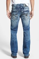 Thumbnail for your product : Rock Revival 'Alternative' Straight Leg Jeans (Ajay A)