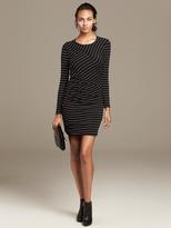 Thumbnail for your product : Banana Republic Multi-Stripe Shirred Knit Dress