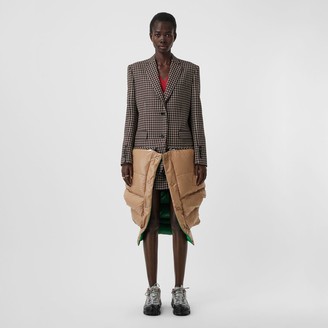 Burberry Tartan Wool Tailored Jacket with Detachable Gilet