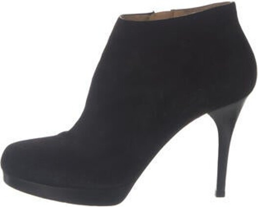 balenciaga suede boots