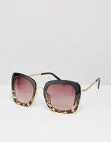 Thumbnail for your product : Missguided Tortoiseshell Oversized Sunglasses