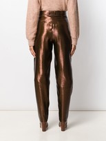 Thumbnail for your product : Indress Tapered Metallic Trousers