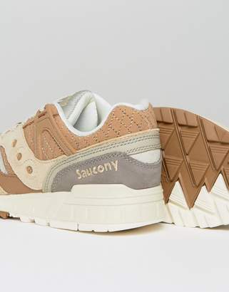 Saucony Grid SD Quilted PackTrainers In Tan S70308-2