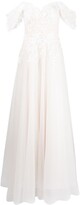 Thumbnail for your product : Tadashi Shoji Pierce floral-embroidery bridal dress