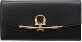 Thumbnail for your product : Ferragamo Gancini Clip Leather Continental Wallet