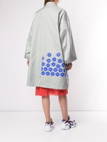 Thumbnail for your product : Kolor Geometric Print Double-Breasted Coat