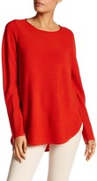 Thumbnail for your product : Eileen Fisher Ballet Neck Hi-Lo Wool Tunic