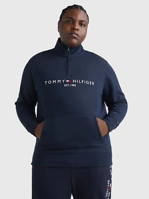 Tommy Hilfiger Big And Tall Quarter-Zip Sweatshirt - ShopStyle