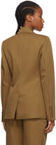 Thumbnail for your product : Tibi Tan Recycled Techy Peaked Lapel Blazer
