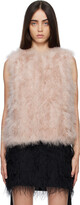 Thumbnail for your product : Yves Salomon Pink Feather Vest