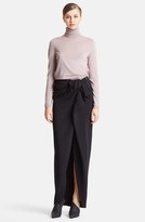 Thumbnail for your product : Lanvin Bow Waist Long Slit Skirt