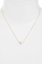 Thumbnail for your product : Poppy Finch Solitaire Cultured Pearl Pendant Necklace