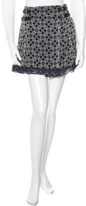 Galliano Silk Mini Skirt w/ Tags