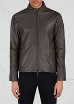 Thumbnail for your product : Armani Collezioni Brown Leather Jacket