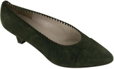 Thumbnail for your product : Chanel Green Suede Heels