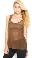 Thumbnail for your product : GUESS Scoop-Neck Racerback Mesh Tank