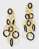 Thumbnail for your product : Buccellati Hawaii Onyx Circle Earrings in 18K Gold