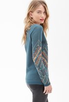 Thumbnail for your product : Forever 21 Contemporary Tribal-Inspired Sweater