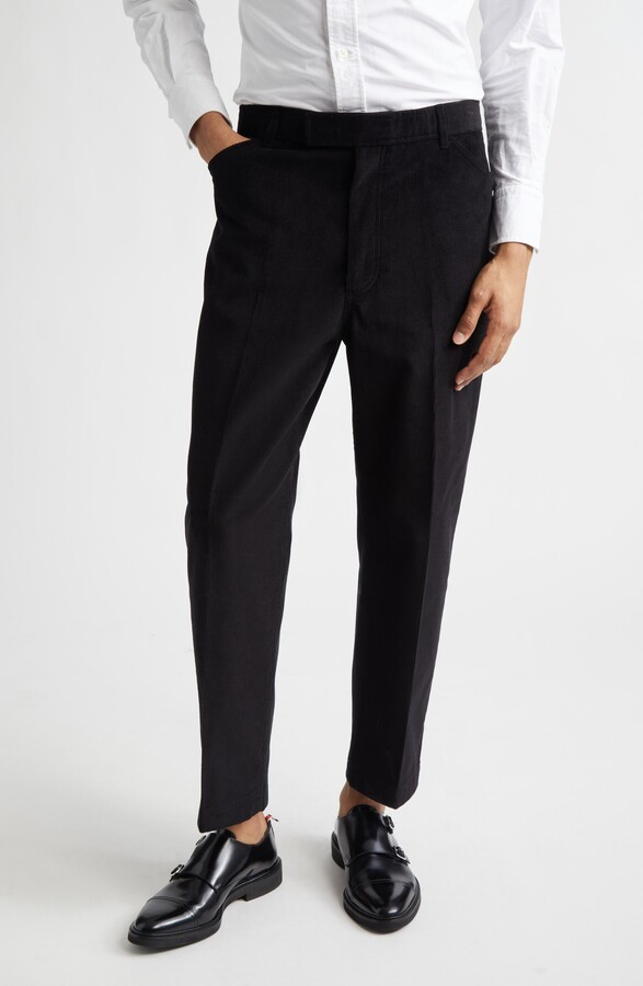 Thom Browne Cotton Corduroy Tapered Leg Chinos