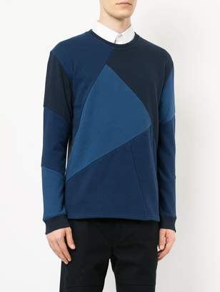 GUILD PRIME geometric panelled sweatshirt